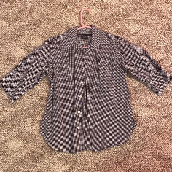Ralph Lauren navy button up - Picture 1 of 2